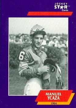 1992 Jockey Star George Woolf Memorial Jockey Award Collection #16 Manuel Ycaza Front